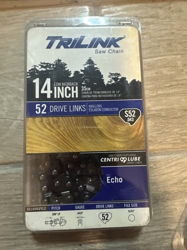 TriLink 14 inch Chain Fits Echo Chainsaw CS305 CS306-14 CS306-14C S52 NEW - Image 1