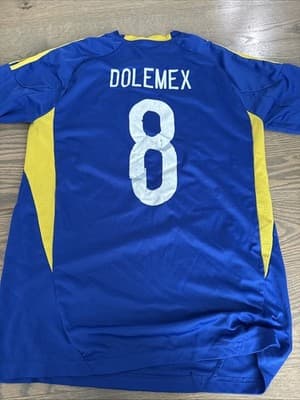 Adidas Ukraine 2012-2014 Away Soccer Jersey Football Blue/yellow - Thumbnail 4