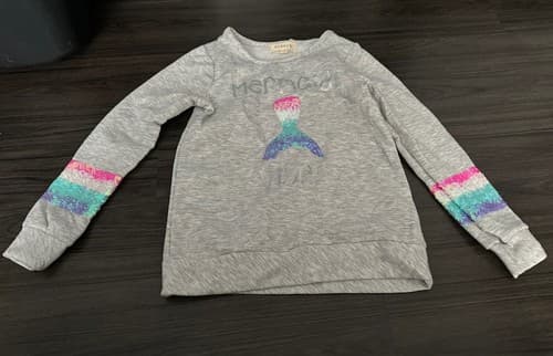Mermaid Vibes Sweater Size 7 - Image 1