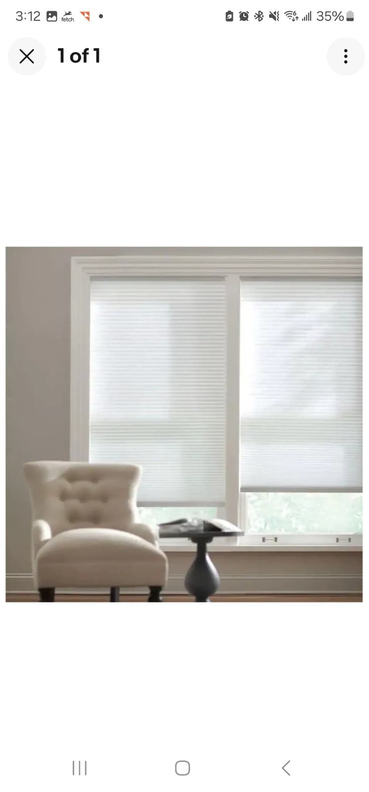 Snow Drift Cordless Light Filtering Cellular Shades for Windows - 23 in W x 72 i - Image 1