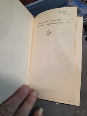 The Visionary Company: A Reading of English Romantic Poetry by Bloom, Harold - Thumbnail 3