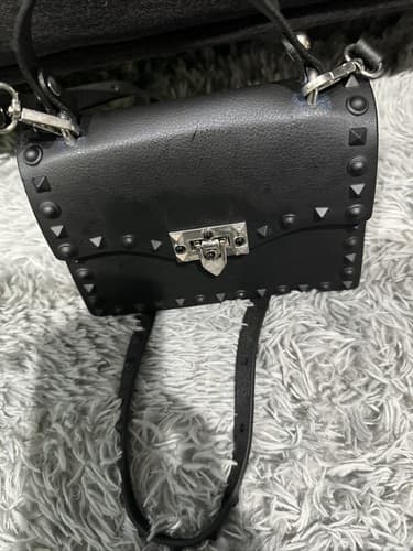 Purse, Handbag, Studded Vegan Leather, Fun, High Fashion and Casual - Thumbnail 2