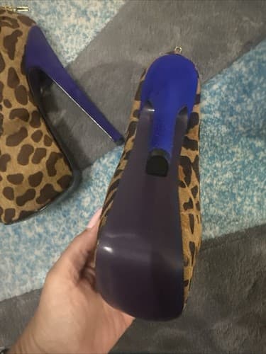 London Trash Ceres Brown Leopard Platform Heels Women’s Size 7 - Thumbnail 4