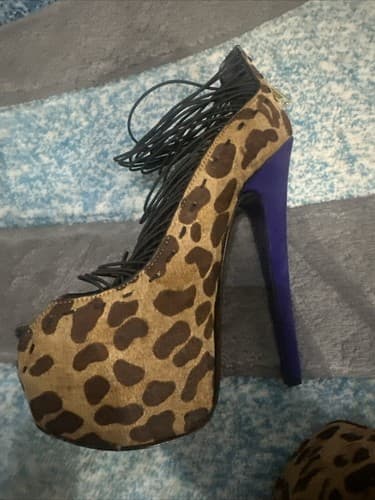 London Trash Ceres Brown Leopard Platform Heels Women’s Size 7 - Thumbnail 3