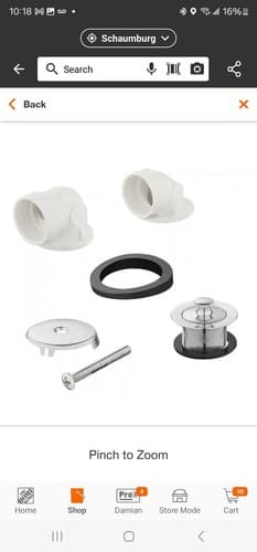 Everbilt Twist and Close 1-1/2 in.Schedule 40 Bath Waste and Plumbers Kit Chrome - Image 1