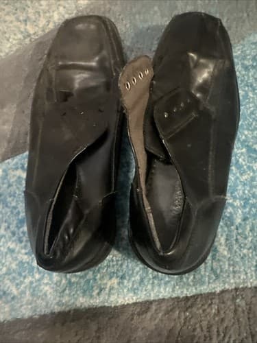Jarman Men's Dress Shoes Size 9 Black Leather Lace Up - Thumbnail 2