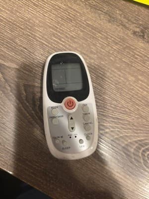 Impecca AC Remote Controller Type RO9B/BGCE Air Conditioner No Battery Cover - Image 1