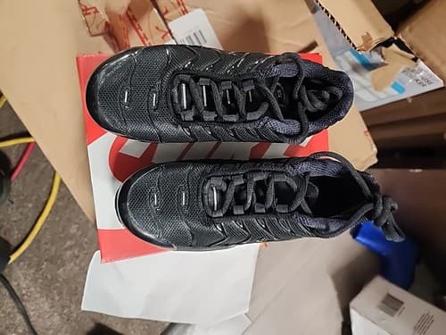 Nike Air Max Plus Black Sneakers, Size 13c BNIB CD0610-001 - Image 1