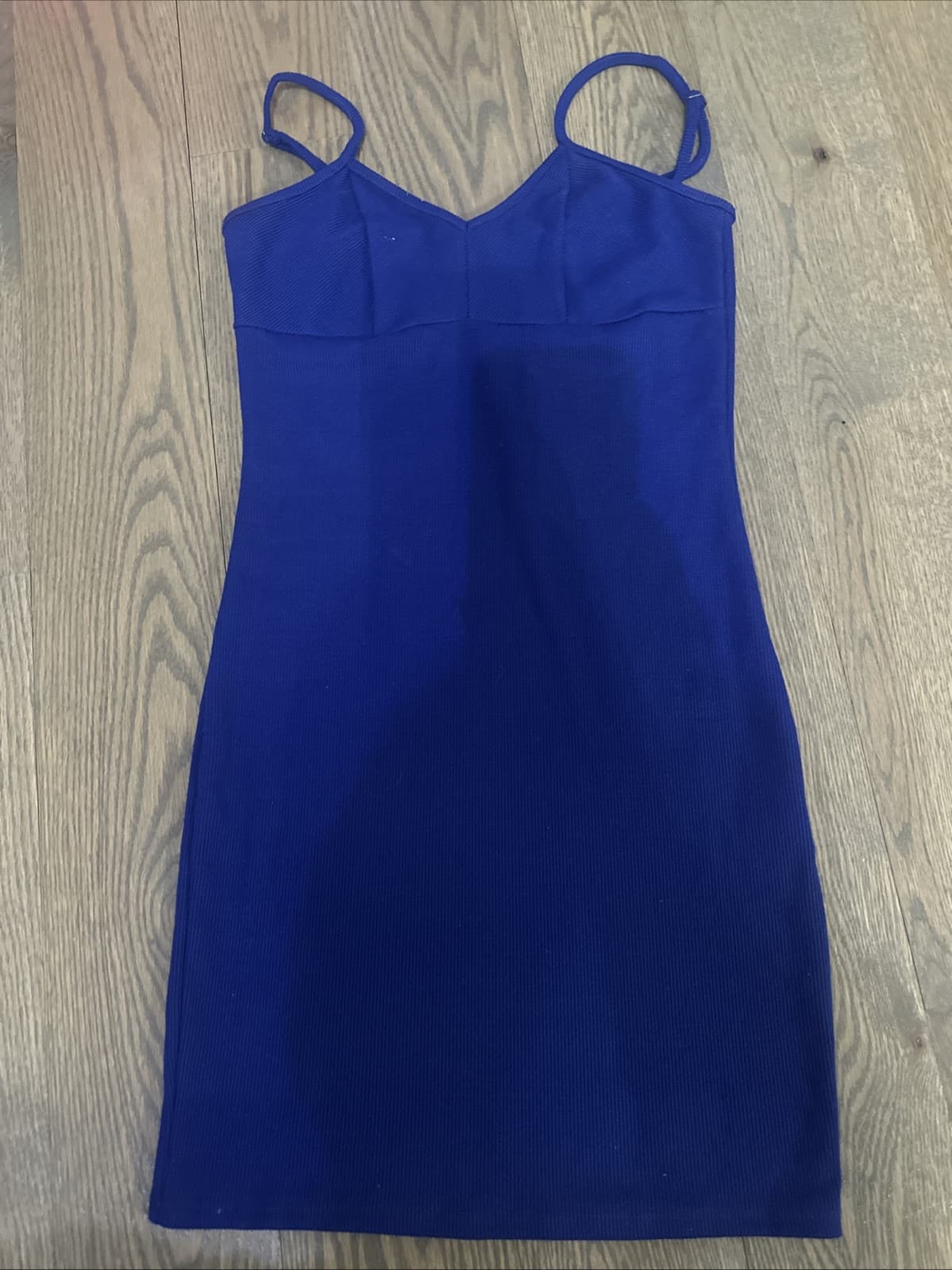 TIMING Juniors' Size Large Short Dress Blue - Image 1
