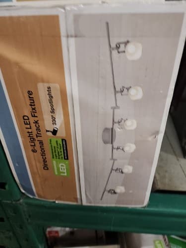 Hampton Bay 6-Light 4 ft. Chrome Integrated LED Track Lighting Kit 29206-HBU - Image 1