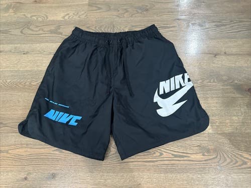 Nike Men's Shorts Logo Black Size Large - Image 1