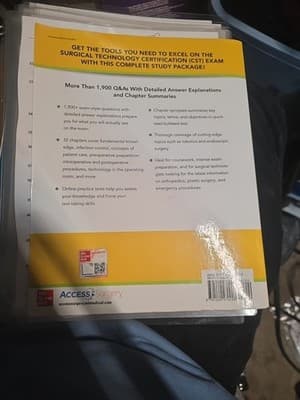 Lange Q&A Surgical Technology Examination, Eighth Edition by Mary Chmielewski - Thumbnail 4