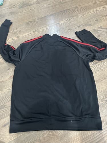 Pillars Mens Black Jacket Sweatshirt Full Zip Size XL - Thumbnail 2
