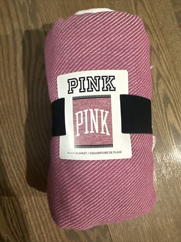 Victorias Secret Pink Logo Festival Throw/ Beach Blanket , New In Package - Image 1