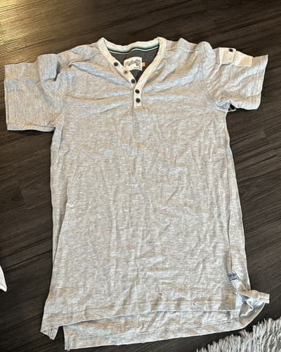 NWT Mens HUNTINGTON BC CASUAL SHIRT Size Small Grey - Image 1
