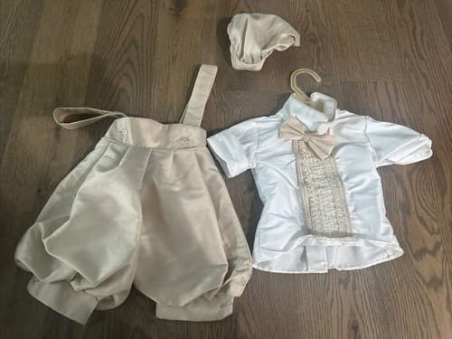 Tip Top Kids Boys Baptism Christening Outfit Size 6m - Thumbnail 2
