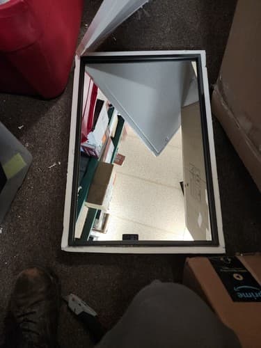 Rectangle Bathroom Mirror 16 x 24 Inch 16 x 24 Inch, Black - Image 1