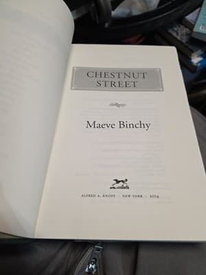 Chestnut Street by Maeve Binchy (2014, Hardcover) 1st Edition Very Good - Image 1