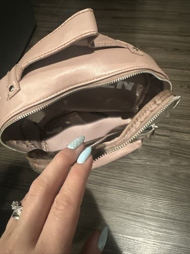 STEVE MADDEN TEXT GRAPHIC Pink Women’s Backpack - Thumbnail 4