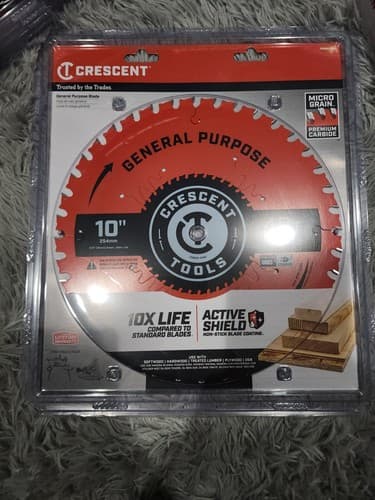 Crescent Circular Saw Blade 10'' X 40 Tooth General Purpose - Image 1
