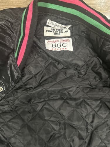Headgear Classics Black Flame Fresh Prince Satin Jacket Black XL - Thumbnail 2