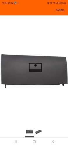 Black Door Lid Glove Box Cover for VW BORA GOLF JETTA A4 MK4 1J1857121A US Stock - Image 1