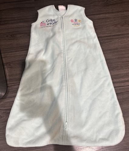 Halo Sleep Sack Sleeveless Light Blue Small Birth To 6 Months 10-18lbs - Image 1