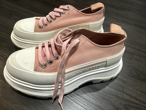 Alexander McQueen Tread Slick lace-up sneakers Size 36.5 - Image 1