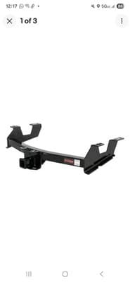 14062 Curt Hitch Rear for Chevy GMC Sierra 2500 HD Heavy Duty Silverado 3500 - Image 1