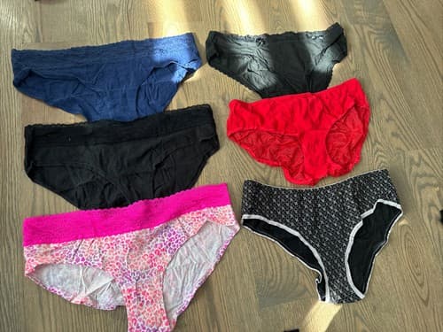 Victoria's Secret Cotton Hiphugger Bikini Panty SIZE Large 6 Pack - Image 1