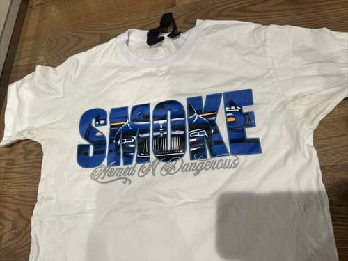Pop Smoke x VLONE Armed And Dangerous T-Shirt Small White - Thumbnail 3