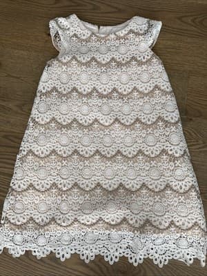 Girls Special Occasion Camilla Lace Dress Size 7 - Image 1