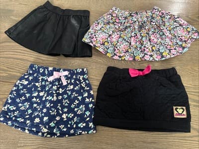 Girl Clothes Lot of 4 Pcs Short Skirts size 2T - Image 1