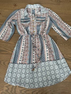 Speed Limit MPH Girls Multicolored Dress Size 12 - Image 1