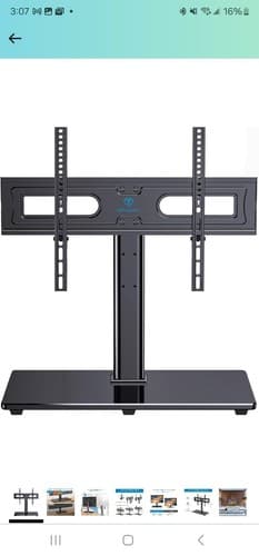 Universal TV Stand Table Top TV Base for 37-75 inch LCD LED OLED 4K - Image 1