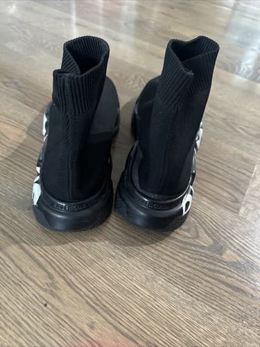 Balenciaga Speed LT Graffiti Stretch Knit Size 12 Men’s Shoes - Thumbnail 3