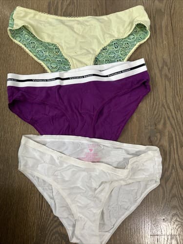 Victoria's Secret Cotton Hiphugger Bikini Panty SIZE Large 3 Pack - Image 1