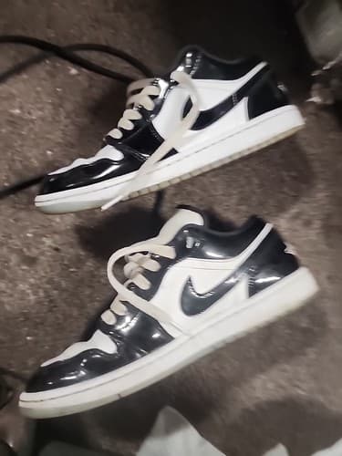 Nike Air Jordan 1 Low SE ‘Concord’ Men’s Size 8.5 Pre-Owned No Box - Thumbnail 2