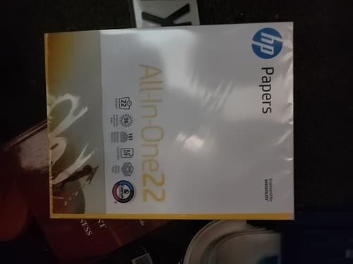 HP All-In-One Printing Paper, 96 Brightness, 22lb, 8-1/2 x 11, White, 500 Sht/Re - Image 1