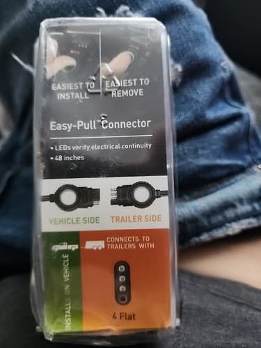 Hopkins 48144 Endurance Easy-Pull 12" 4 Flat Extension Trailer Connector - Image 1