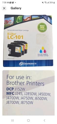 Dataproducts Remanufactured Inkjet Mulitpack Replaces Brother LC-101 - Image 1