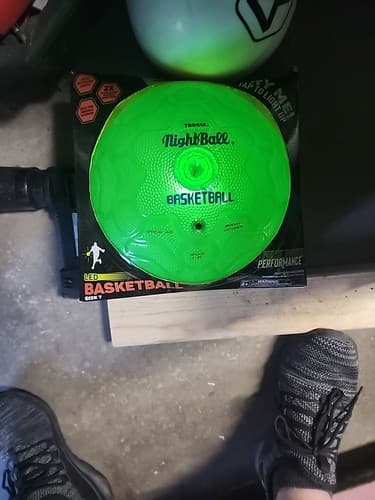 NightBall LED Light Up Basketball - Green - Image 1
