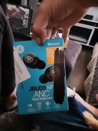 JLab JBuds Air ANC True Wireless Bluetooth Earbuds | Black | Active Noise Cancel - Image 1