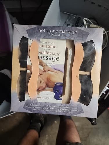 Ernesto Ortiz Hot Stone Massage Therapy Book & Kit NIB - Image 1