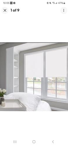 NEW HIDODO Light Filtering Fabric Roller Shades 40” W x 72” - Image 1