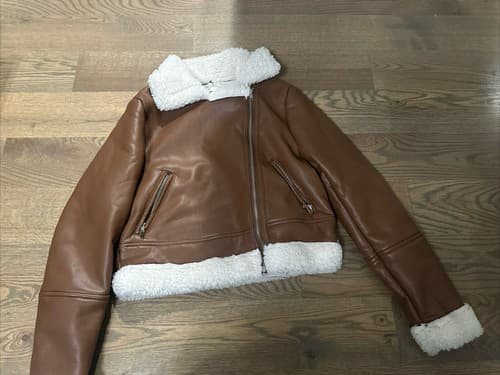 Vigoss Sherpa Trim Jacket - Brown - Women's Small - Image 1