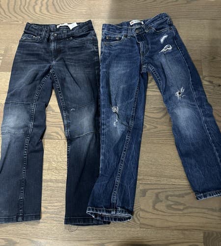 Levis 511 Slim Fit Jeans For Kids And Levi’s 502 Regular Taper Size 7 Reg - Image 1
