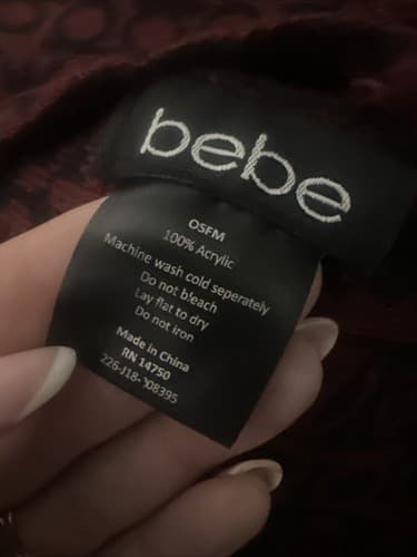 BEBE Scarf Super Cute Two Colors RN 14740 - Thumbnail 2