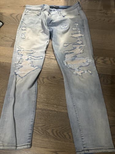 Jordan Craig Men Jeans 40x32 Legacy Edition Ross Stretch Light Wash - Image 1
