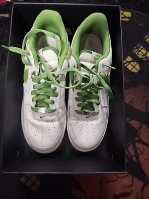 Size 8 - Nike Air Force 1 '07 White Chlorophyll - Image 1
